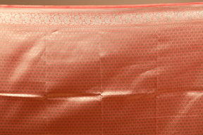 Peach Blended Blended Silk Saree