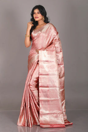 Pink Pure Tissue Kanjivaram Saree - Keya Seth Exclusive