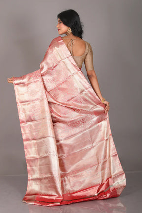 Pink Pure Tissue Kanjivaram Saree - Keya Seth Exclusive
