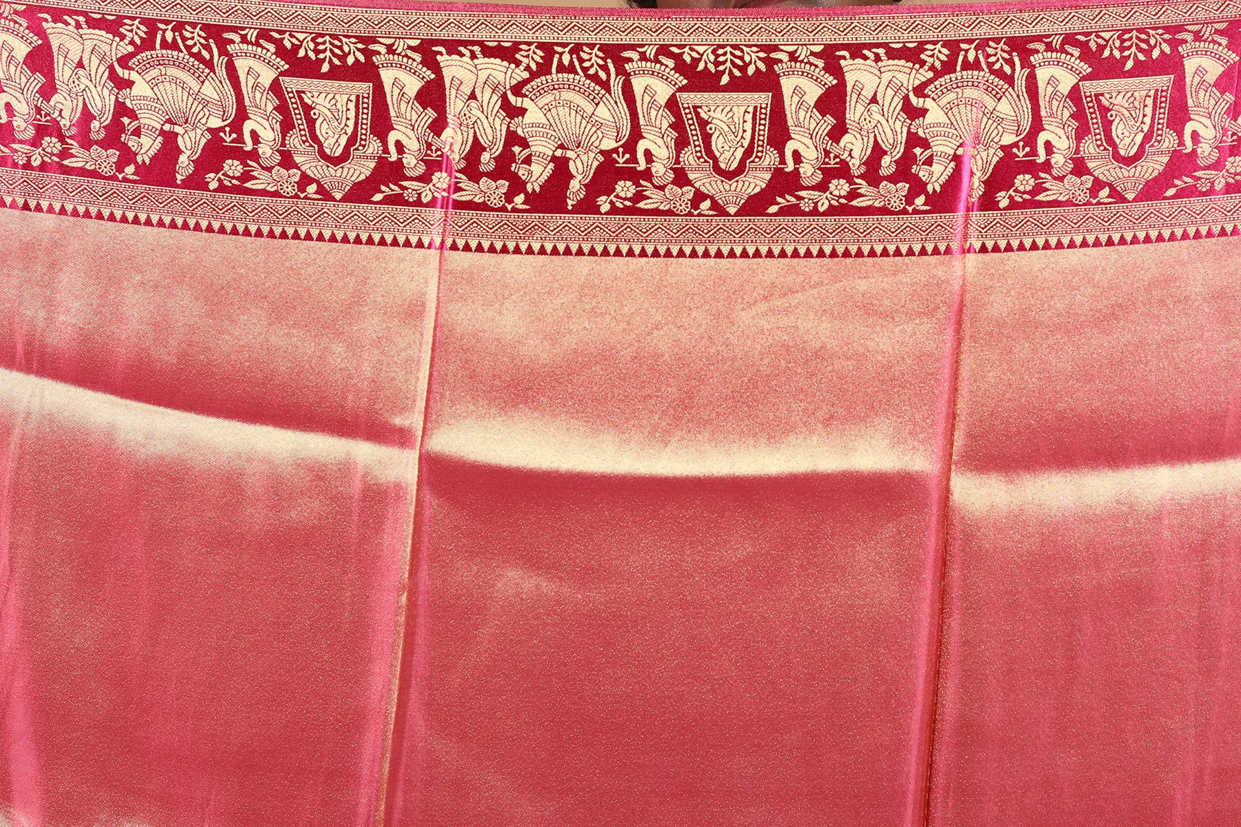 Orange Tissue Saree