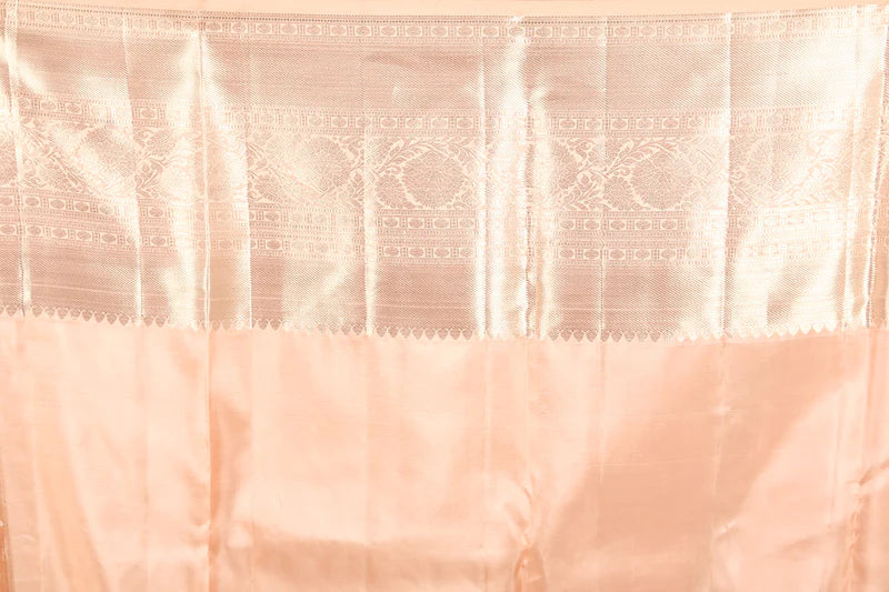 Cream Pure Tissue Kanjivaram Saree - Keya Seth Exclusive