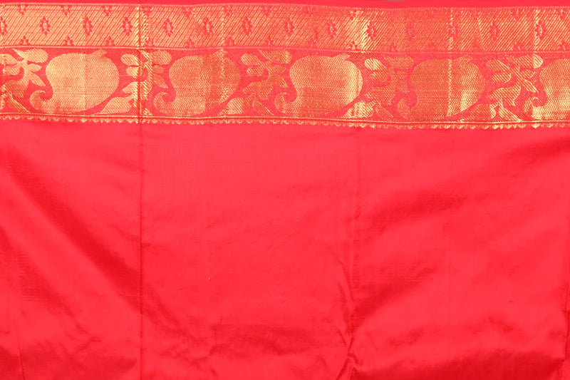 Red Pure Kanjivaram Saree - Keya Seth Exclusive