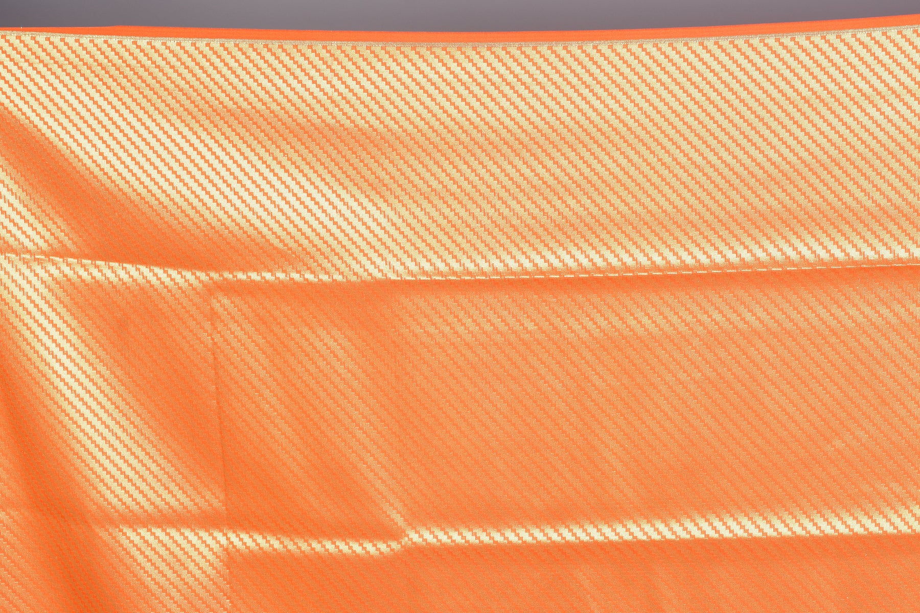 Orange Uppada Silk Saree with Temple Border - Keya Seth Exclusive