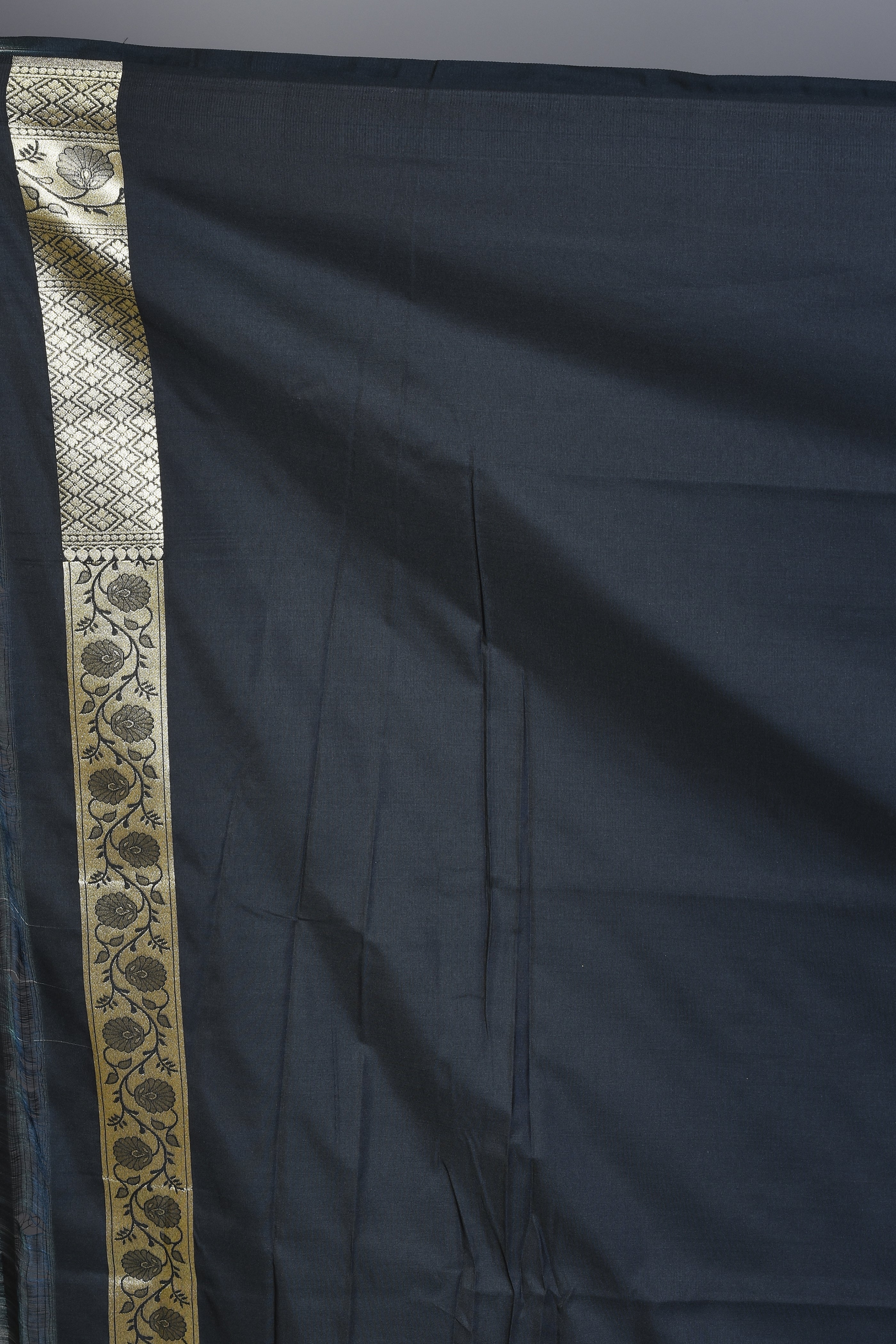 Black Uppada Silk Saree with Zari Buttas - Keya Seth Exclusive