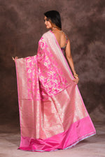 Load image into Gallery viewer, Light Pink Jacquard Pure Katan Saree - Keya Seth Exclusive
