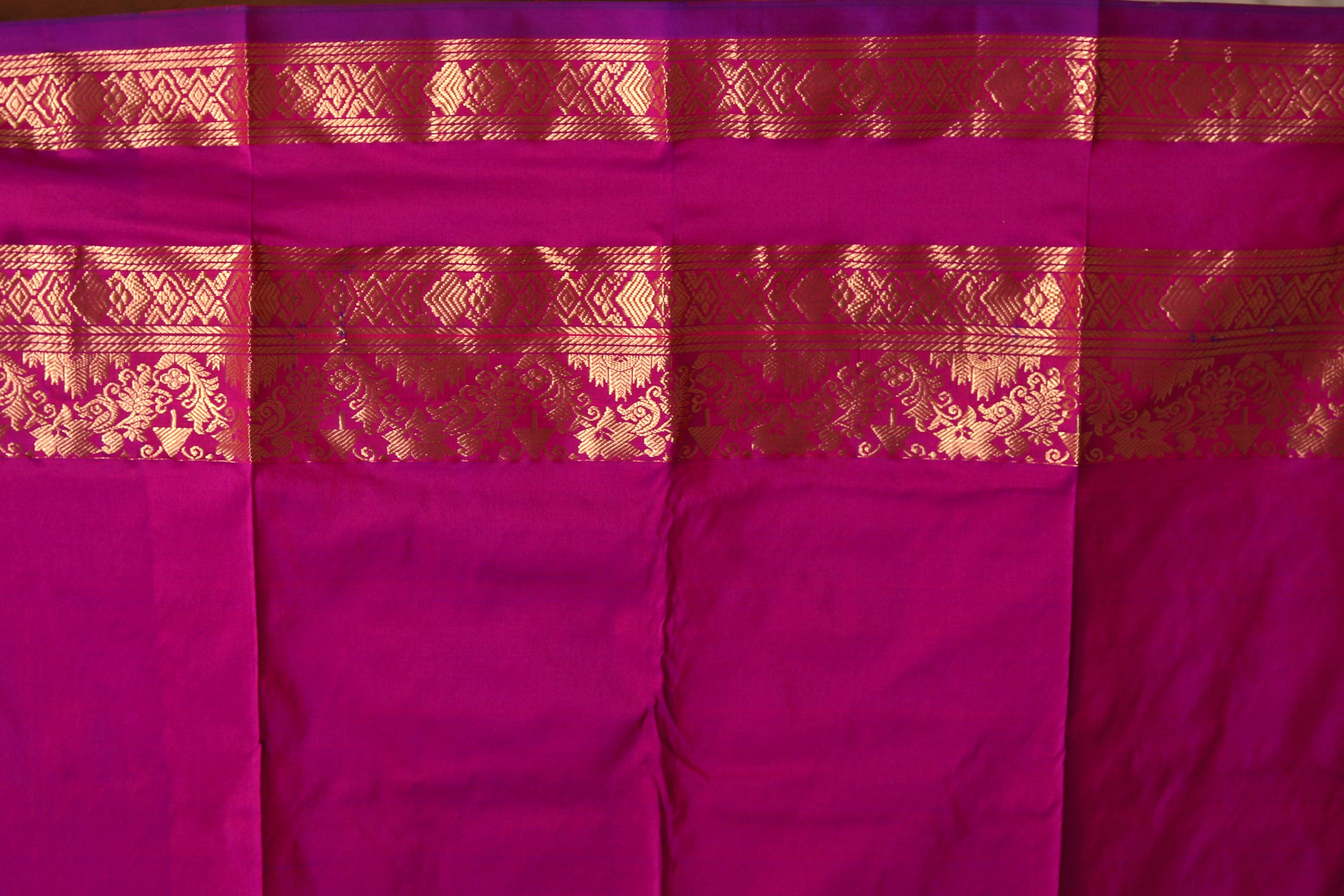Offwhite Pure Kanjivaram Silk Saree - Keya Seth Exclusive