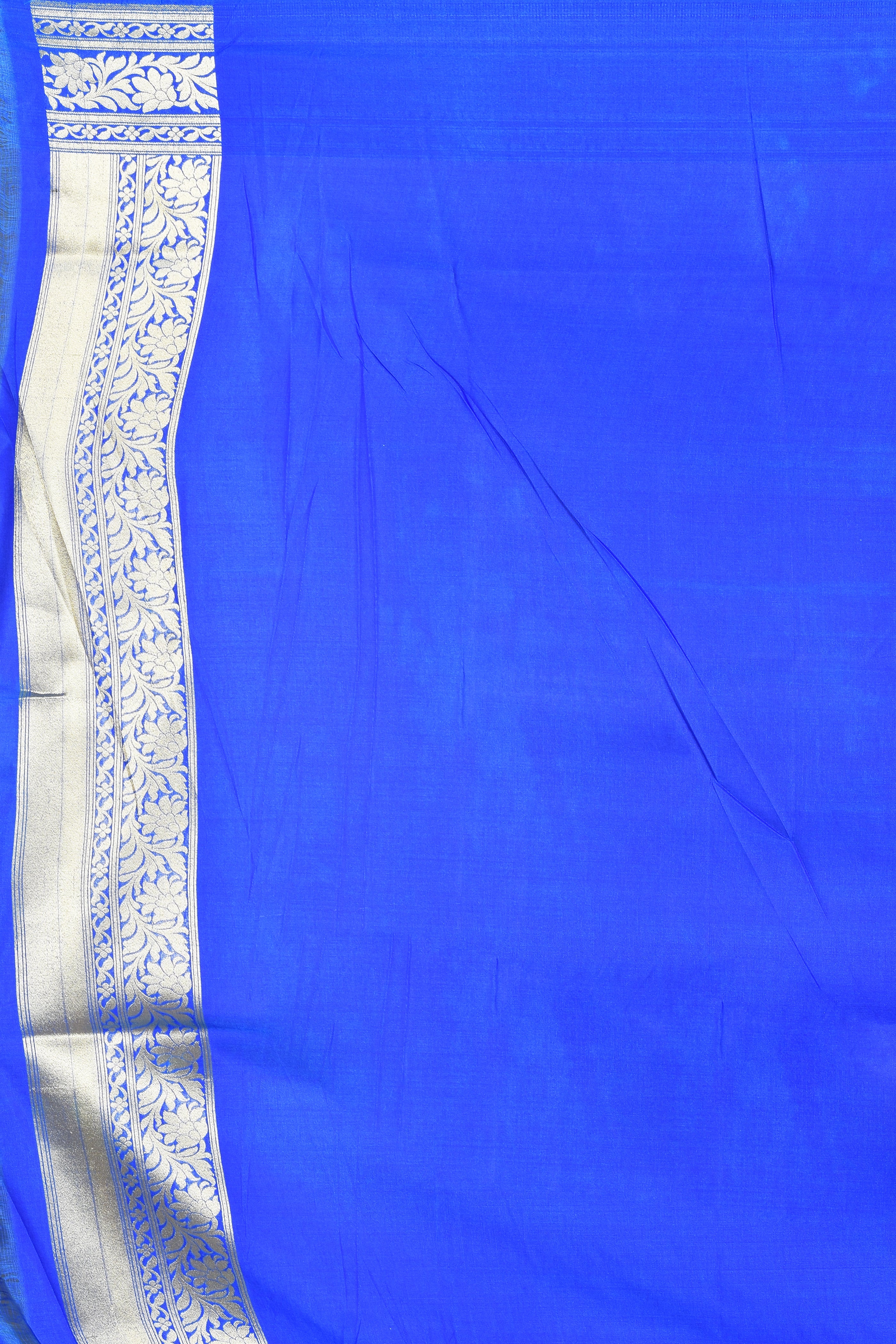 Black Uppada Silk Saree with Blue Borders - Keya Seth Exclusive