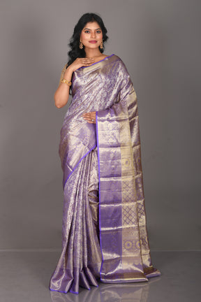 Purple Pure Tissue Kanjivaram Saree - Keya Seth Exclusive