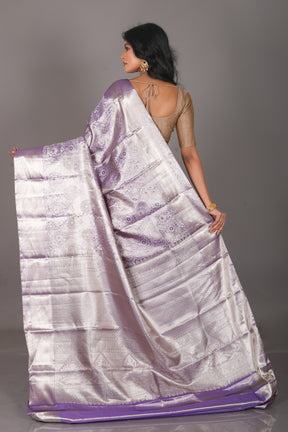 Purple Pure Tissue Kanjivaram Saree - Keya Seth Exclusive