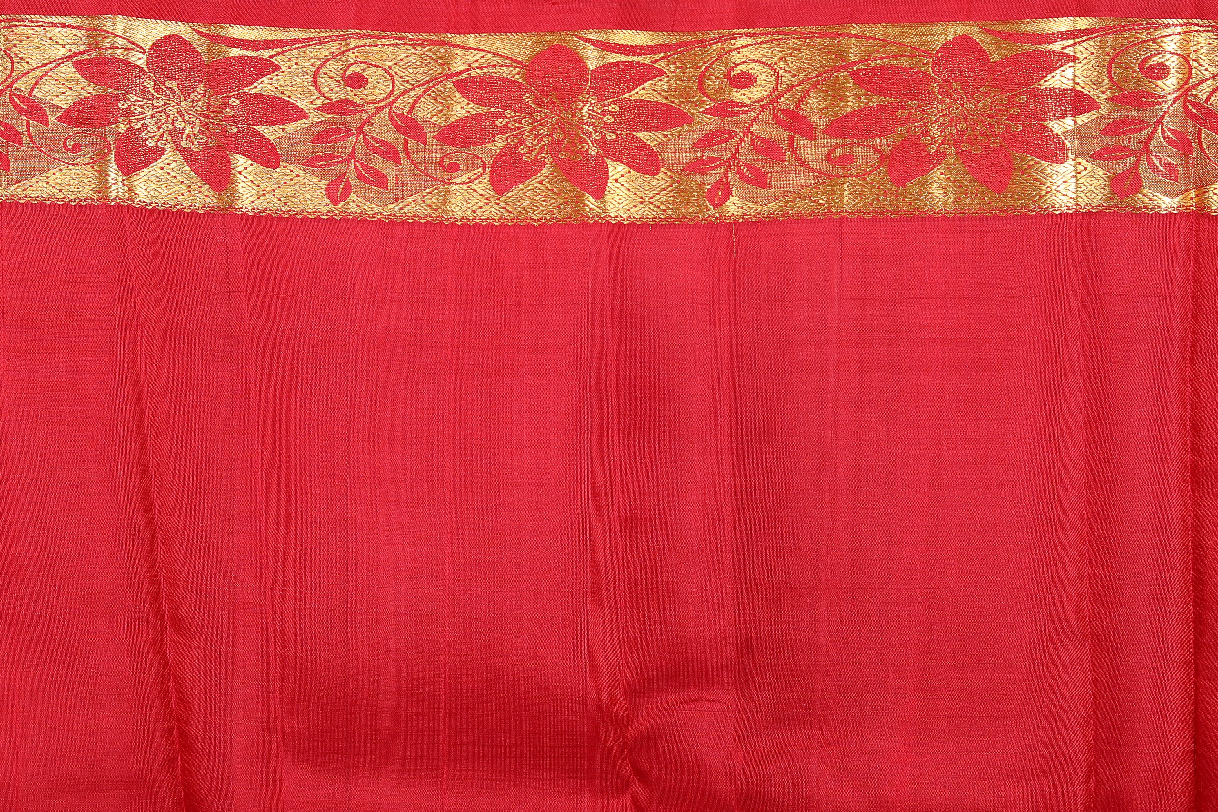 Orange & Red Pure Kanjivaram Saree - Keya Seth Exclusive