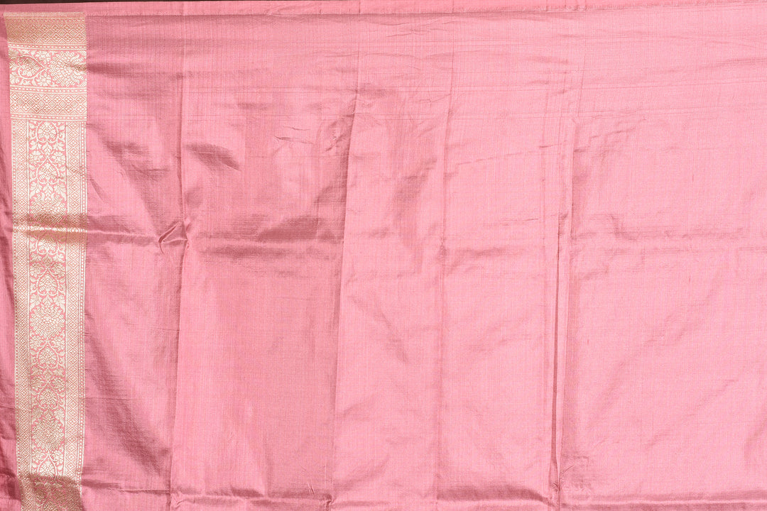 Pink Jacquard Pure Uppada Saree - Keya Seth Exclusive