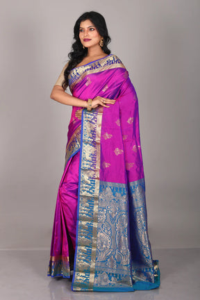 Purple Pure Kanjivaram Saree - Keya Seth Exclusive
