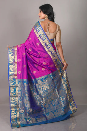 Purple Pure Kanjivaram Saree - Keya Seth Exclusive