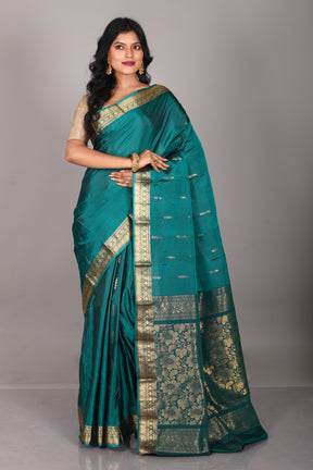 Rama Green Pure Kanjivaram Saree - Keya Seth Exclusive