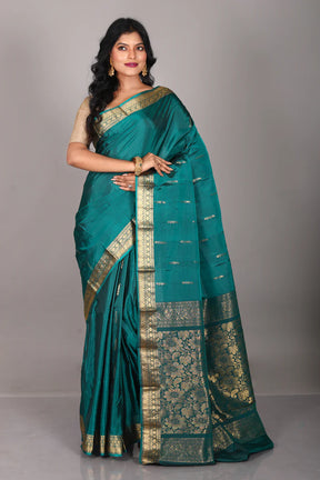 Rama Green Pure Kanjivaram Saree - Keya Seth Exclusive