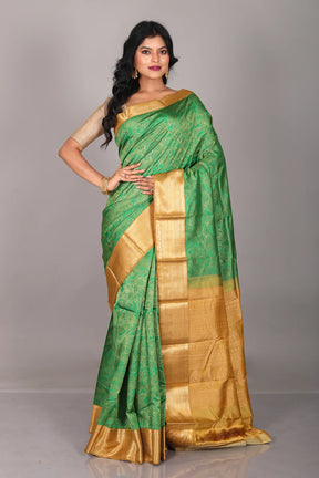 Green Pure Kanjivaram Saree - Keya Seth Exclusive