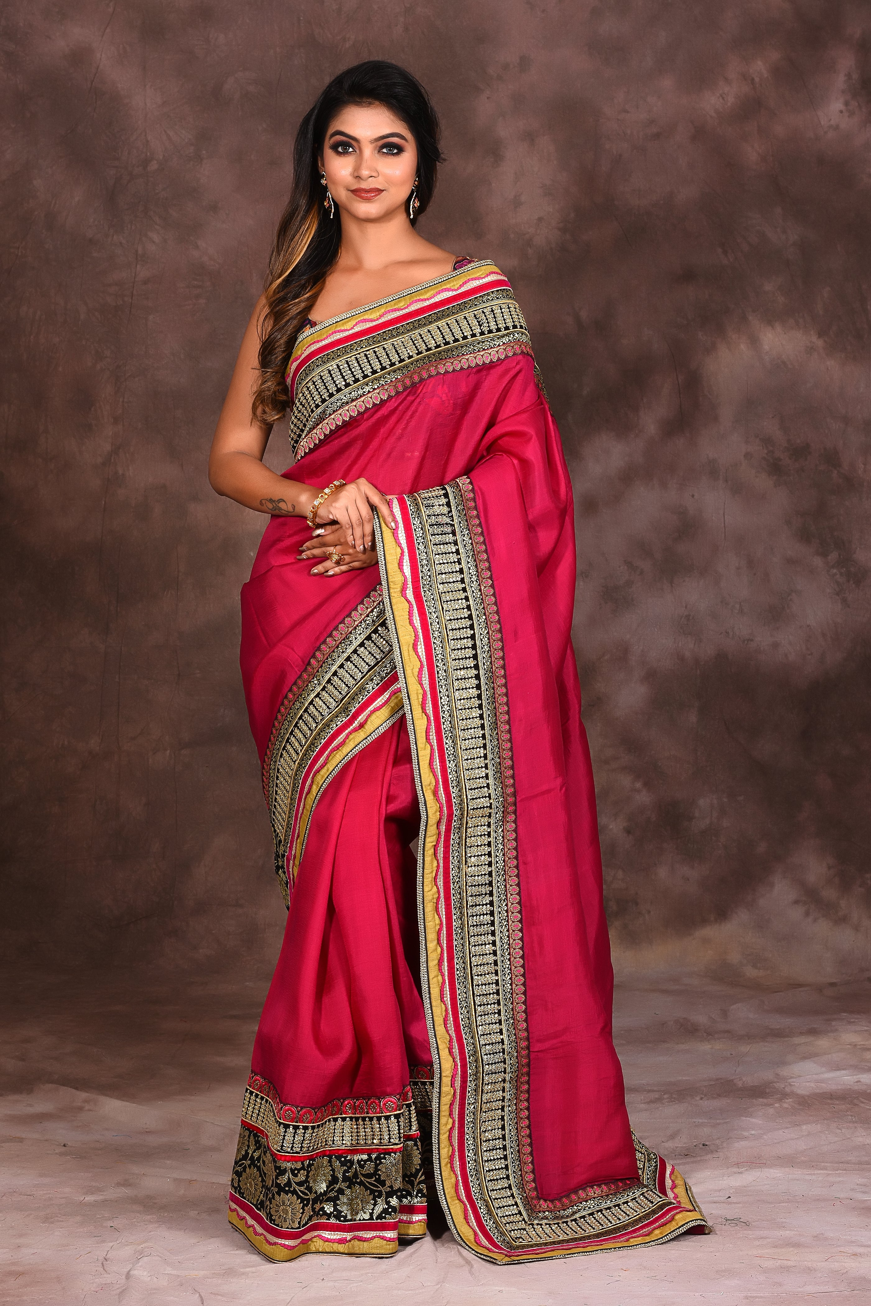 Pink Fancy Silk Saree - Keya Seth Exclusive