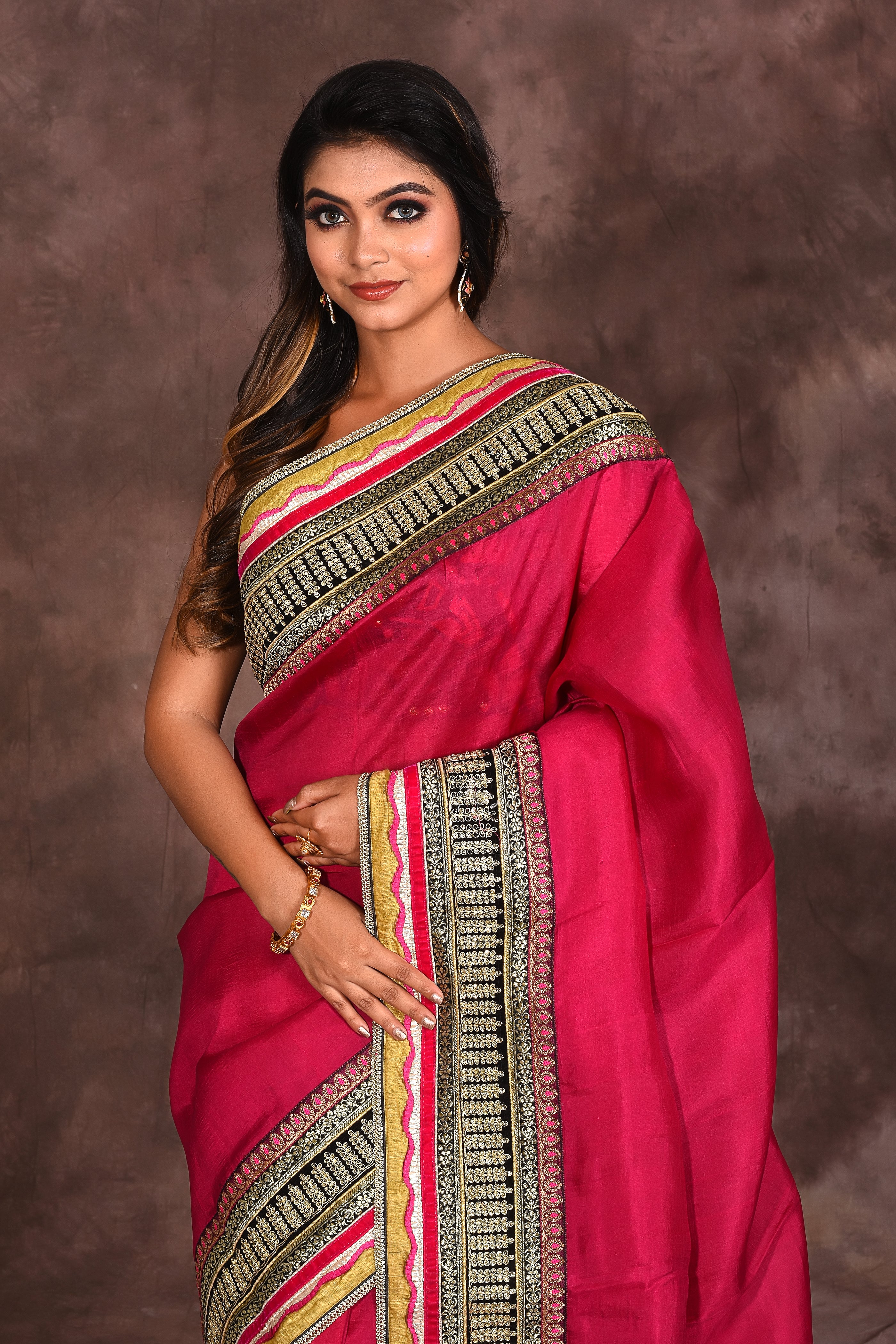 Pink Fancy Silk Saree - Keya Seth Exclusive