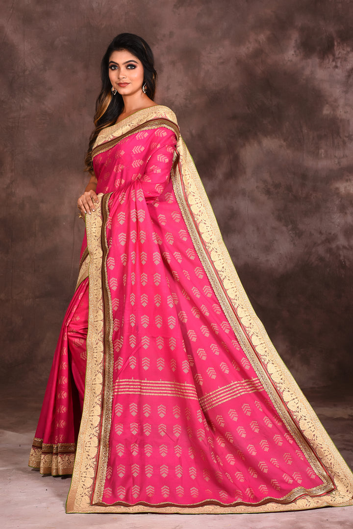 Pink Designer Silk Saree - Keya Seth Exclusive