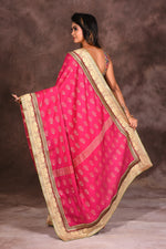 Load image into Gallery viewer, Pink Designer Silk Saree - Keya Seth Exclusive
