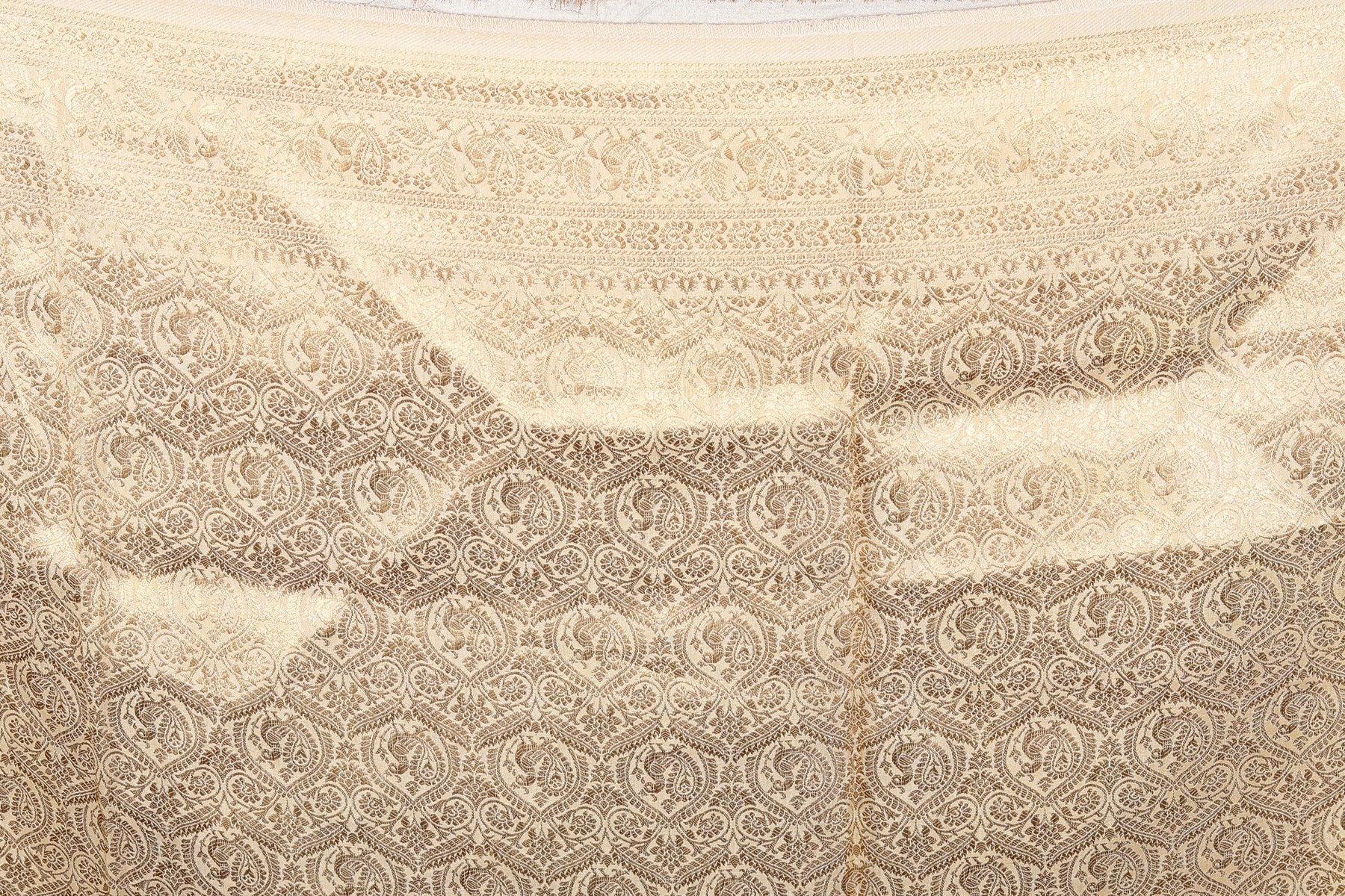 Designer Offwhite Khaddi Georgette Saree - Keya Seth Exclusive