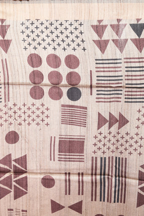 Multicolored Pure Tussar Saree - Keya Seth Exclusive