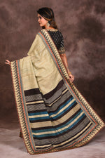 Load image into Gallery viewer, Brown Handloom Saree - Keya Seth Exclusive
