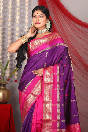 Purple Pure Kanjivaram Silk - Keya Seth Exclusive