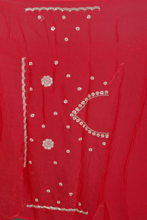 Pink Blended Georgette Saree