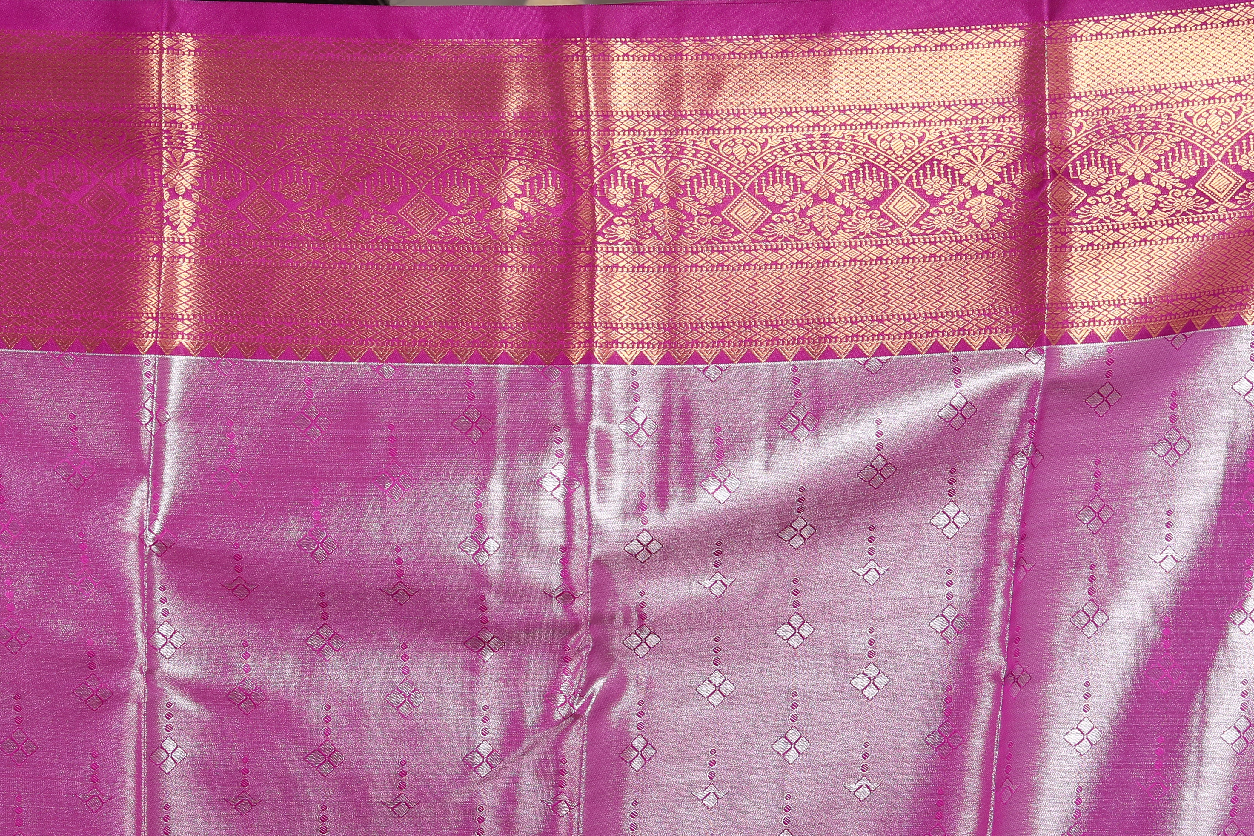 Peach Blended Tissue Kanjivaram Saree - Keya Seth Exclusive