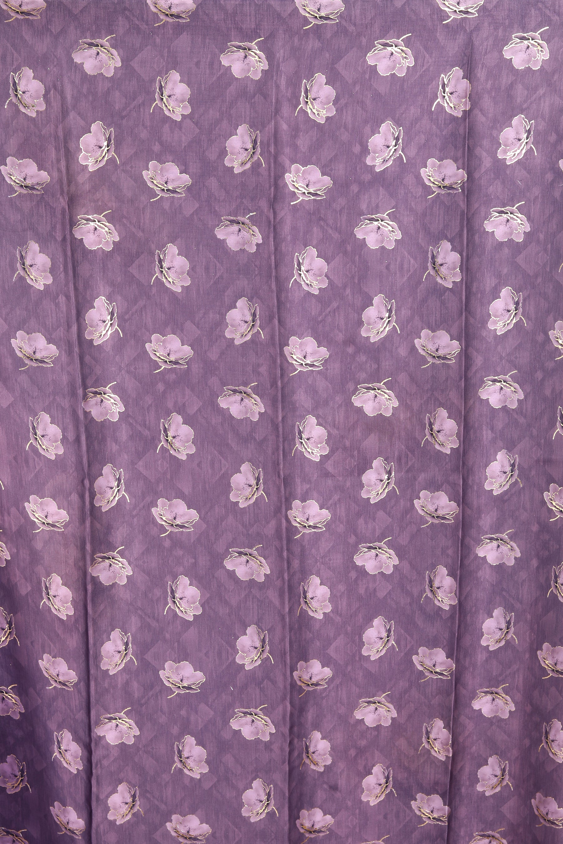 Purple Blended Satin Silk Saree - Keya Seth Exclusive