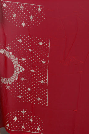 Pink Blended Georgette Saree