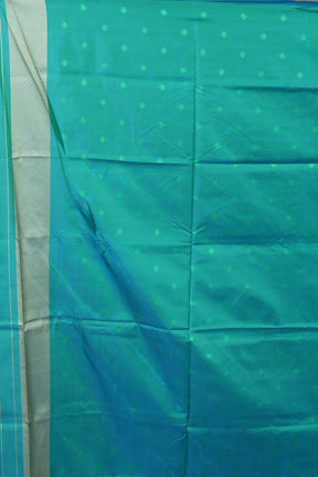 Sea Green Blensed Kantha Silk Saree