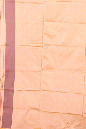 Peach Blended Kantha Silk Saree