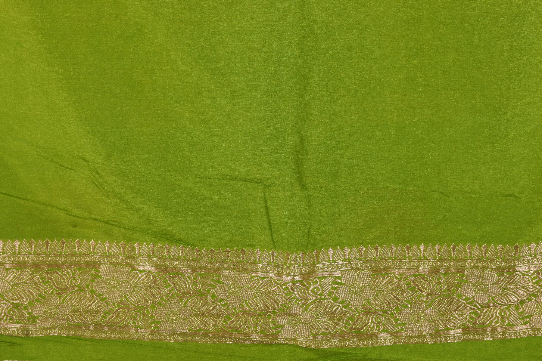 Green Blended Khaddi Saree - Keya Seth Exclusive