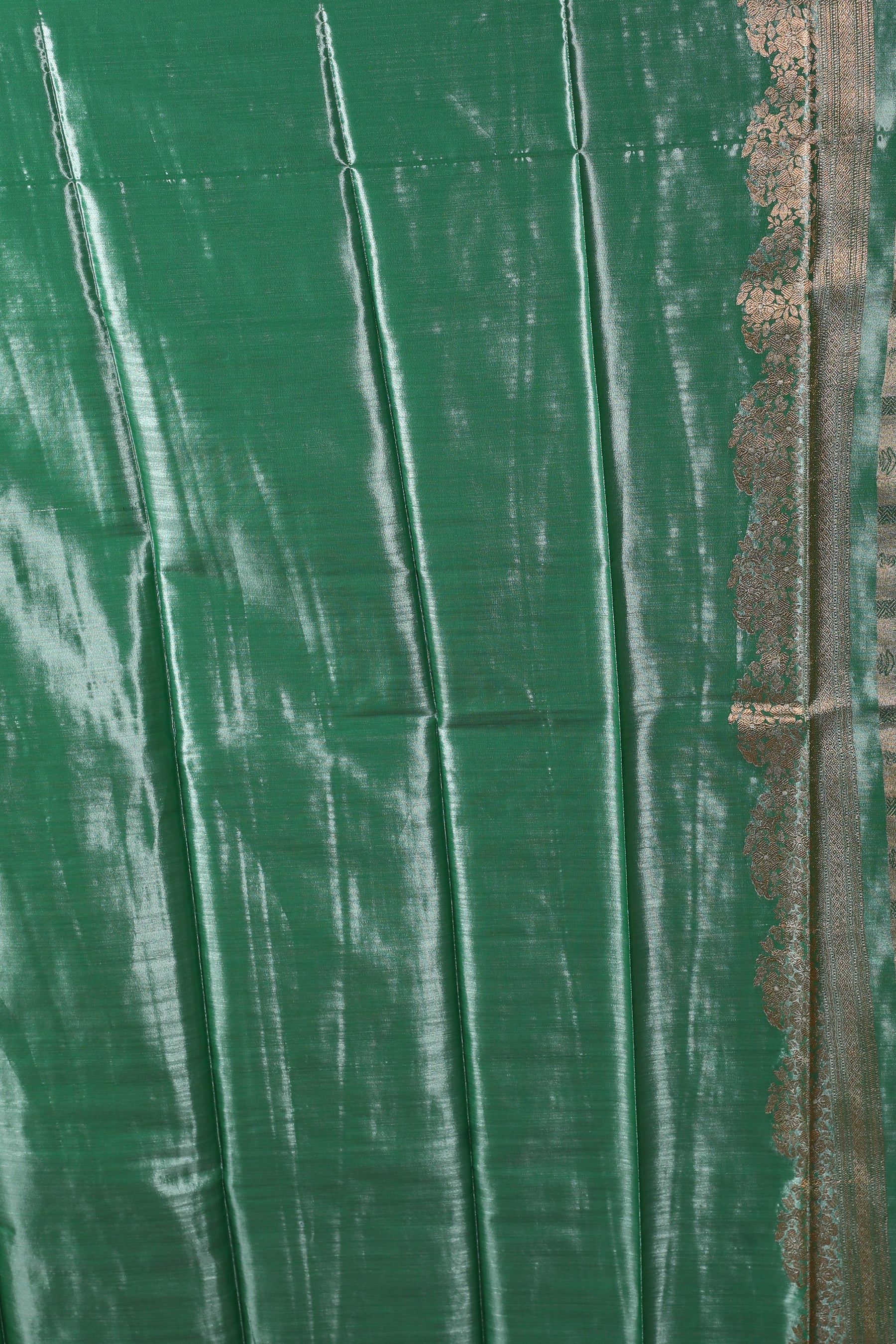 Golden Blended Tissue Kanjivaram Saree