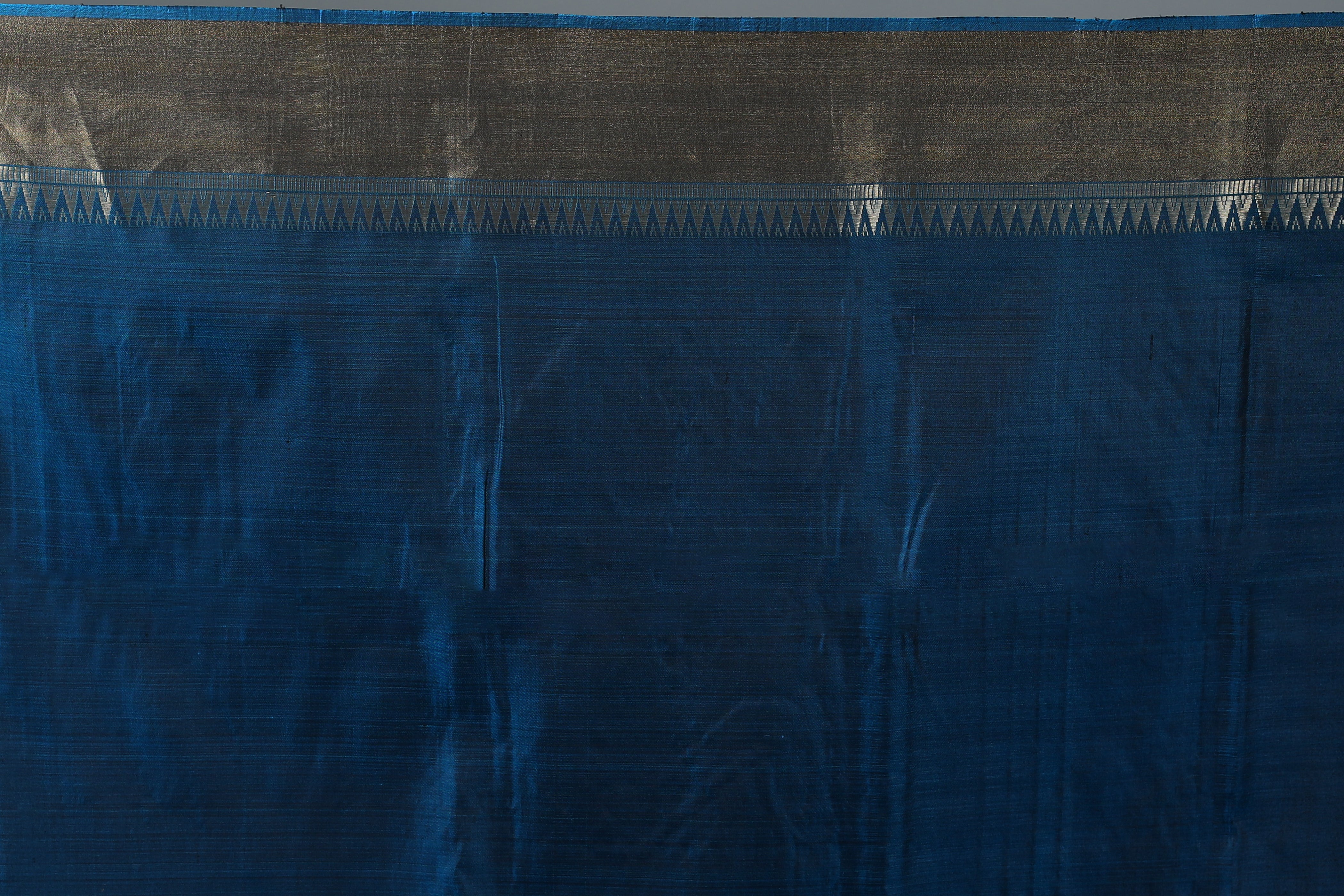 Sky Blue Pure Handloom Silk Saree