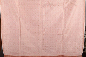 Light Brown Blended Tissue With Jalwork - Keya Seth Exclusive