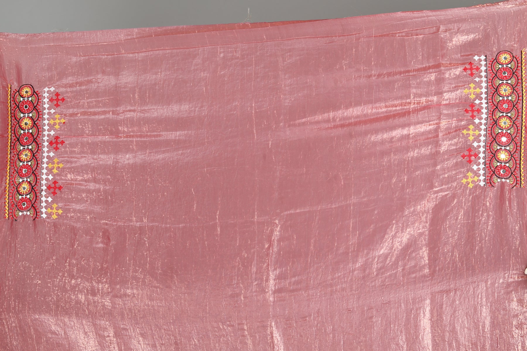 Pink Blended Silk Saree with Thraedwork