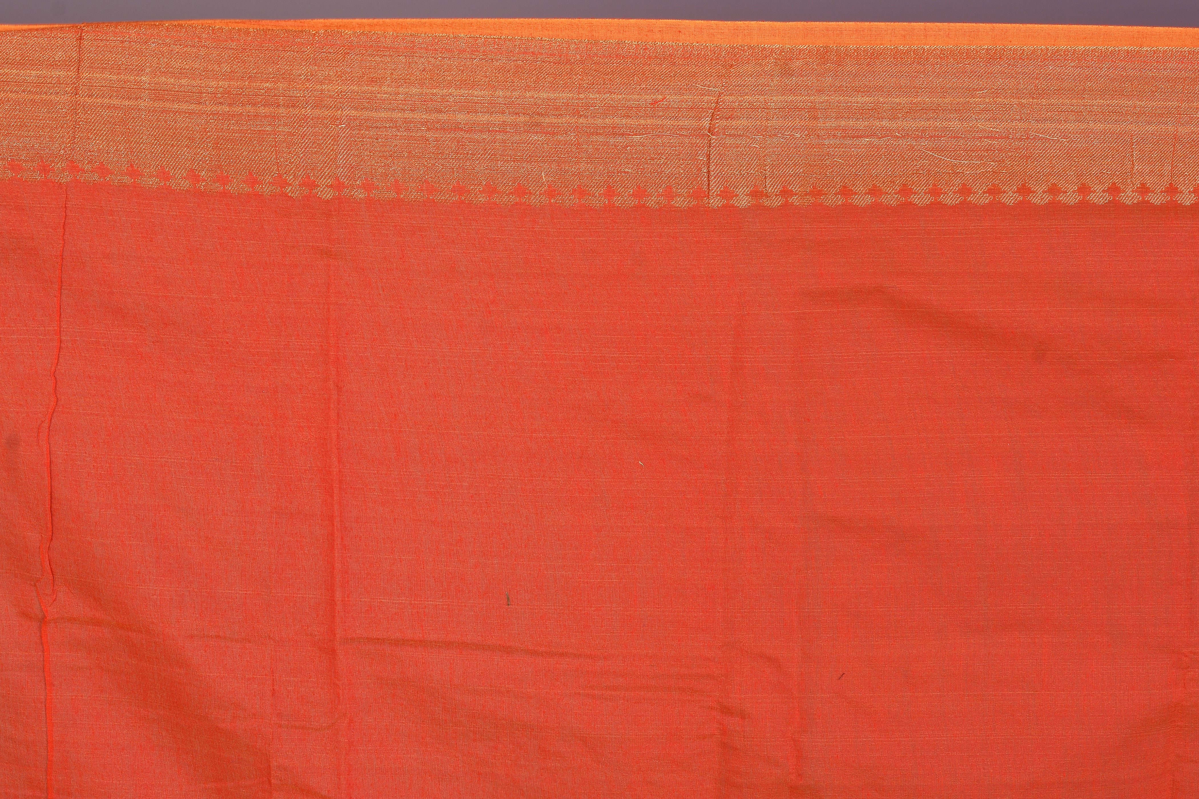 Fancy Orange Silk Saree with Threadwork - Keya Seth Exclusive