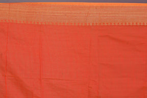 Fancy Orange Silk Saree with Threadwork - Keya Seth Exclusive