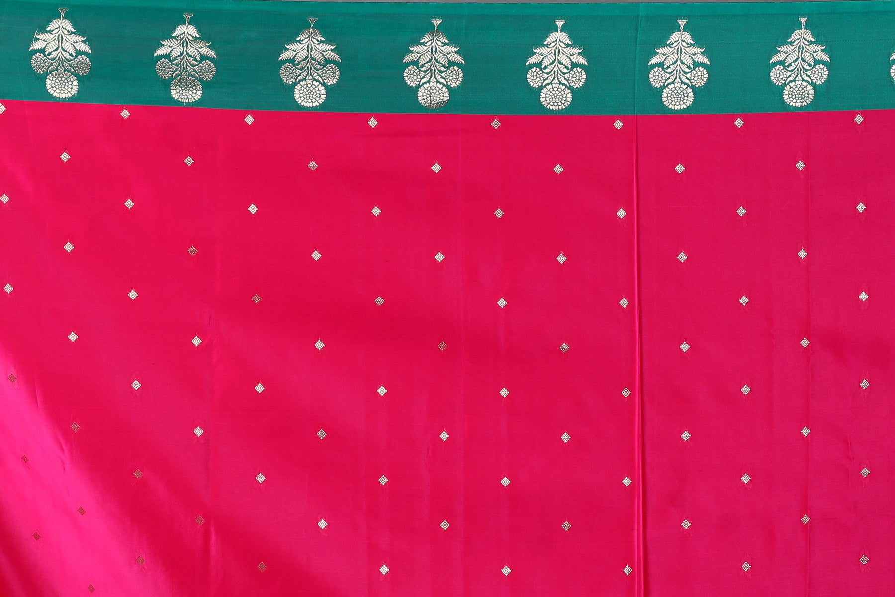 Pink Blended Mashru Silk Saree