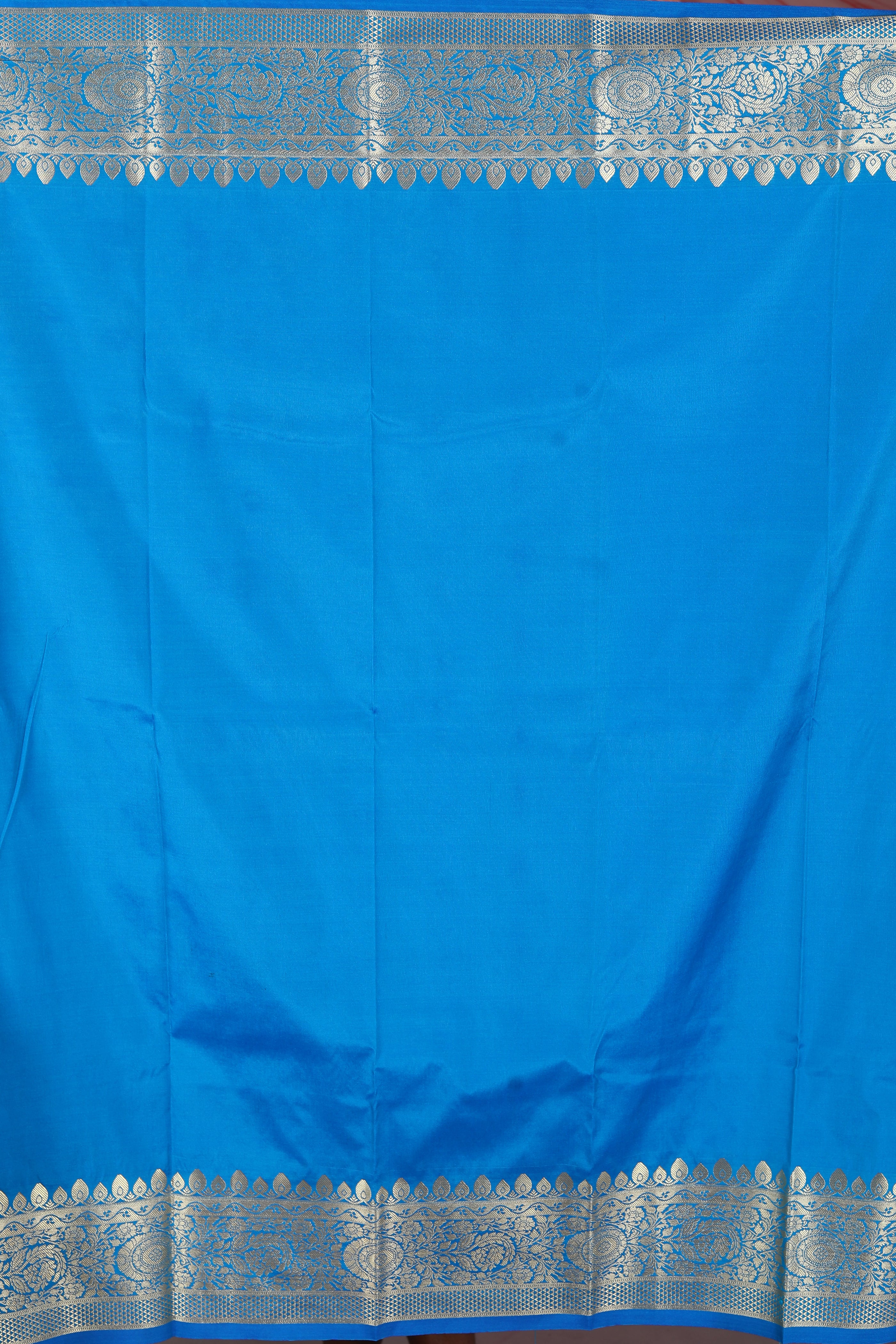 Yellow Blended Kanjivaram Silk Saree - Keya Seth Exclusive