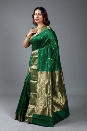 Green Pure Kanjivaram Silk Saree