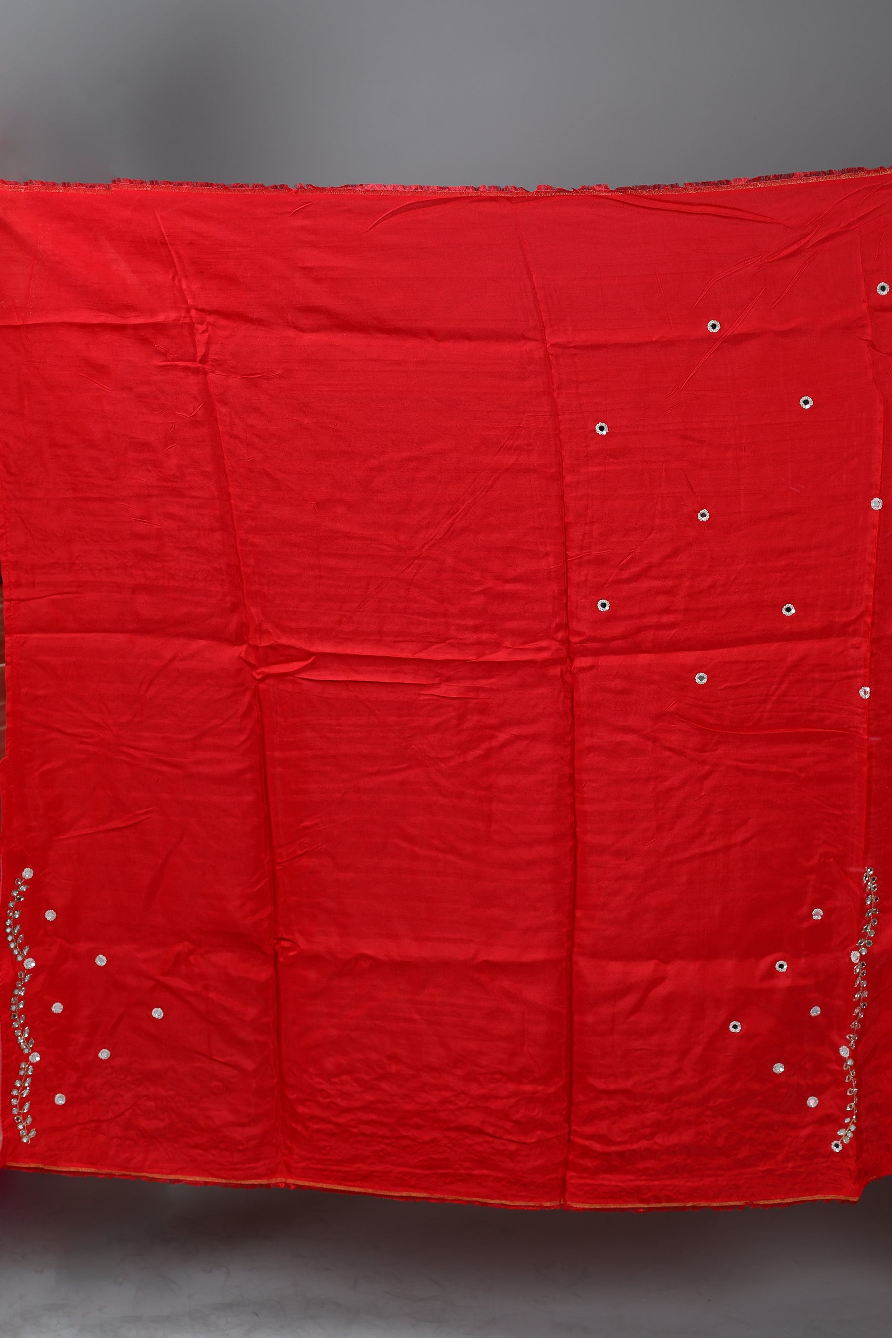 Exquisite Tie & Dye Dola Silk Saree