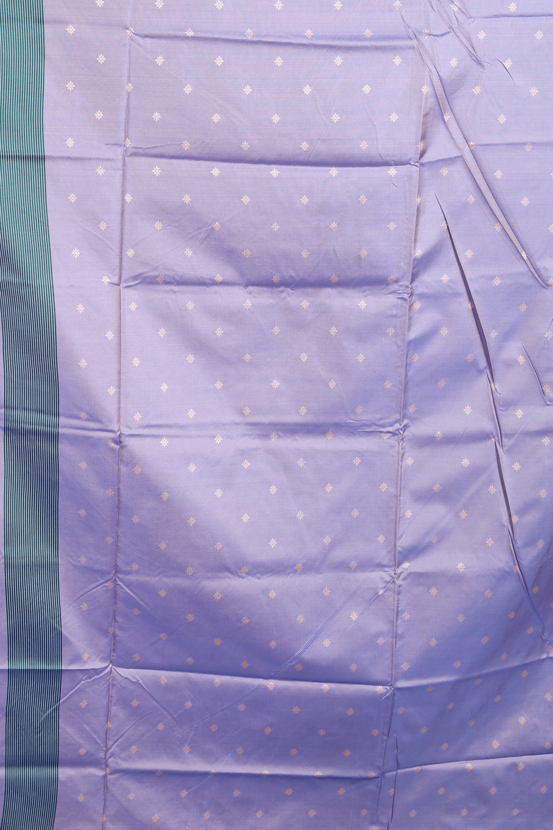 Lavender Blended Silk with Embroidery Work