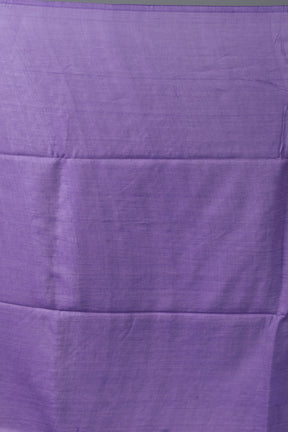 Purple Pure Tussar Saree