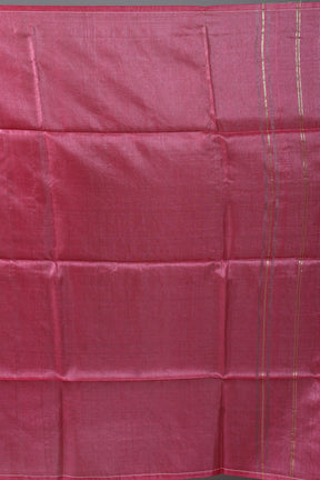Magenta Pure Tussar Saree