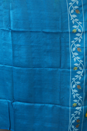 Yellow Pure Tussar Saree