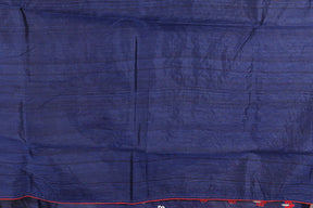 Navy Blue Blended Tussar Saree - Keya Seth Exclusive